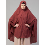 Nazneen stretchable smoking at wrist knee length Jilbab cum prayer khimar  Hijab