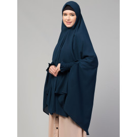 Nazneen stretchable smoking at wrist knee length Jilbab cum prayer khimar  Hijab
