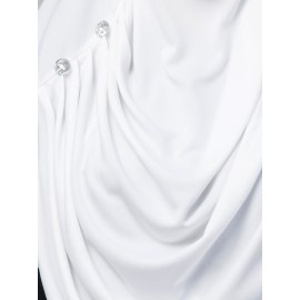 Nazneen front gather & pleated with Cristal stone ready to wear prayer Hijab 