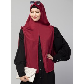 Nazneen buttons at shoulder Malaysian Hijab