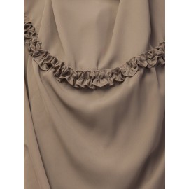 Nazneen Frill around shoulder, Triangle instant ready to wear tie at back Trendy Hijab