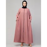 Nazneen front open with Zip Daily wear Basic Abaya/ Burqa/ Naqab