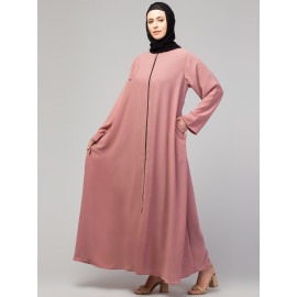 Nazneen front open with Zip Daily wear Basic Abaya/ Burqa/ Naqab