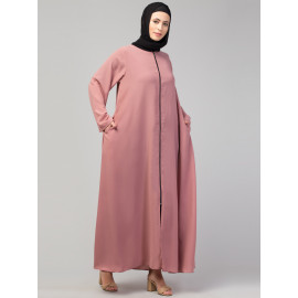 Nazneen front open with Zip Daily wear Basic Abaya/ Burqa/ Naqab