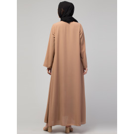 Nazneen front open with Zip Daily wear Basic Abaya/ Burqa/ Naqab