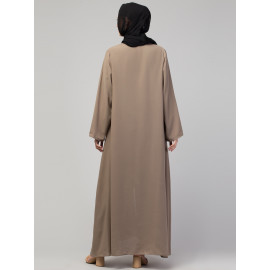 Nazneen front open with Zip Daily wear Basic Abaya/ Burqa/ Naqab