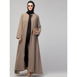 Nazneen front open with Zip Daily wear Basic Abaya/ Burqa/ Naqab