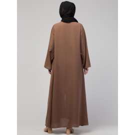 Nazneen front open with Zip Daily wear Basic Abaya/ Burqa/ Naqab