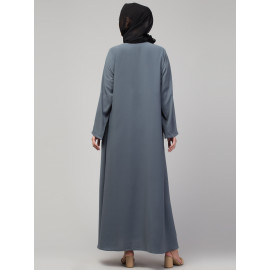 Nazneen front open with Zip Daily wear Basic Abaya/ Burqa/ Naqab