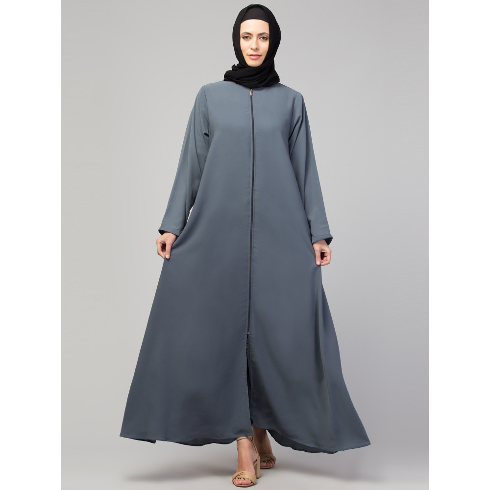 Nazneen front open with Zip Daily wear Basic Abaya/ Burqa/ Naqab