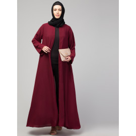 Nazneen front open with Zip Daily wear Basic Abaya/ Burqa/ Naqab