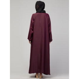 Nazneen front open with Zip Daily wear Basic Abaya/ Burqa/ Naqab