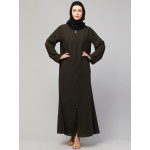 Nazneen front open with Zip Daily wear Basic Abaya/ Burqa/ Naqab