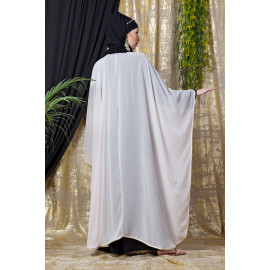 Nazneen butterfly upper with inner Embroidered abaya cum Kaftan