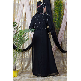 Nazneen Hand embroidered Party Abaya