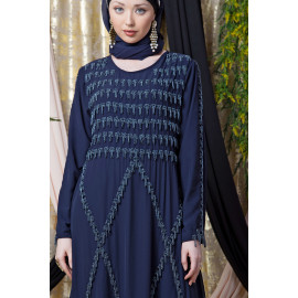 Nazneen Hand embroidered Party Abaya