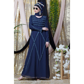 Nazneen Hand embroidered Party Abaya