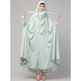 Nazneen Extra Nose Piece Head To Toe Free Size Jilbab Prayer hijab for hajj and umrah