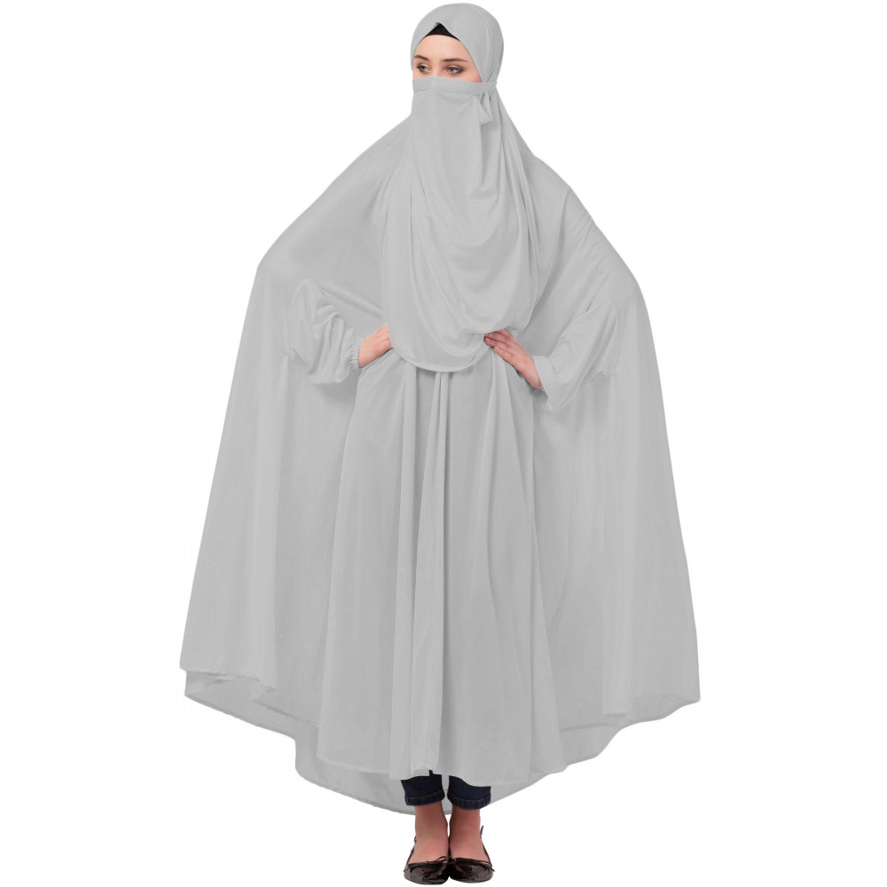 Nazneen Extra Nose Piece Head To Toe Free Size Jilbab