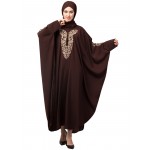 Nazneen Neck and Sleeve Embroidery with Cuff free Size  Kaftan