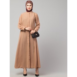 Nazneen Front open Hidden Placket Daily wear casual Abaya