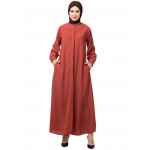 Nazneen Front open Hidden Placket Daily wear casual Abaya