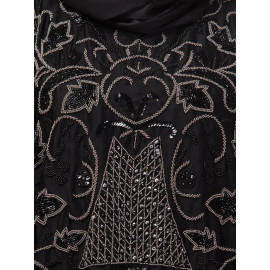 Nazneen hand embroidery a line  party wear Abaya