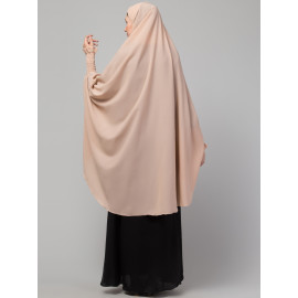 Nazneen stretchable smoking at wrist knee length Jilbab cum prayer khimar  Hijab