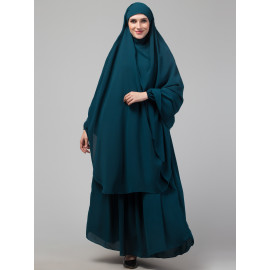 Nazneen 3 pcs set of Abaya Khimer and Nose piece