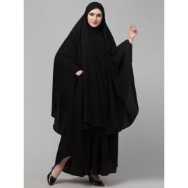 Nazneen 3 pcs set of Abaya Khimer and Nose piece