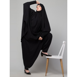 NAZNEEN SMOKING AT SLEEVE JERSEY KHIMER WITH HAREM PANT