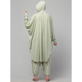 Nazneen Two piece set of Kaftan With Hood and Haram pant