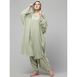 Nazneen Two piece set of Kaftan With Hood and Haram pant