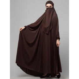 Nazneen Extra Nose Piece Head To Toe Free Size Jilbab Prayer hijab for hajj and umrah