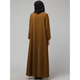 Nazneen front open with Zip Daily wear Basic Abaya/ Burqa/ Naqab