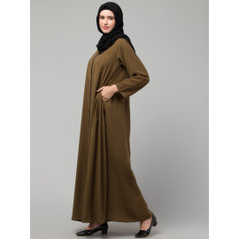 Nazneen front open with Zip Daily wear Basic Abaya/ Burqa/ Naqab