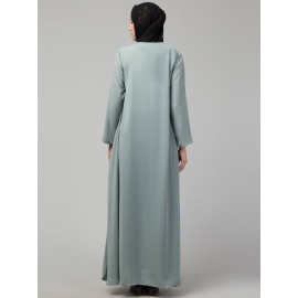 Nazneen front open with Zip Daily wear Basic Abaya/ Burqa/ Naqab