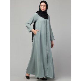 Nazneen front open with Zip Daily wear Basic Abaya/ Burqa/ Naqab