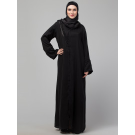 Nazneen coat collar hand embroidery  Abaya