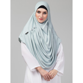 Nazneen front gather & pleated with Cristal stone ready to wear prayer Hijab 