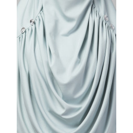 Nazneen front gather & pleated with Cristal stone ready to wear prayer Hijab 