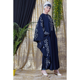 Nazneen embroidered Butterfly Sleeve  Party  Abaya