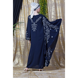 Nazneen embroidered Butterfly Sleeve  Party  Abaya