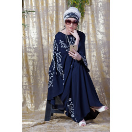 Nazneen embroidered Butterfly Sleeve  Party  Abaya