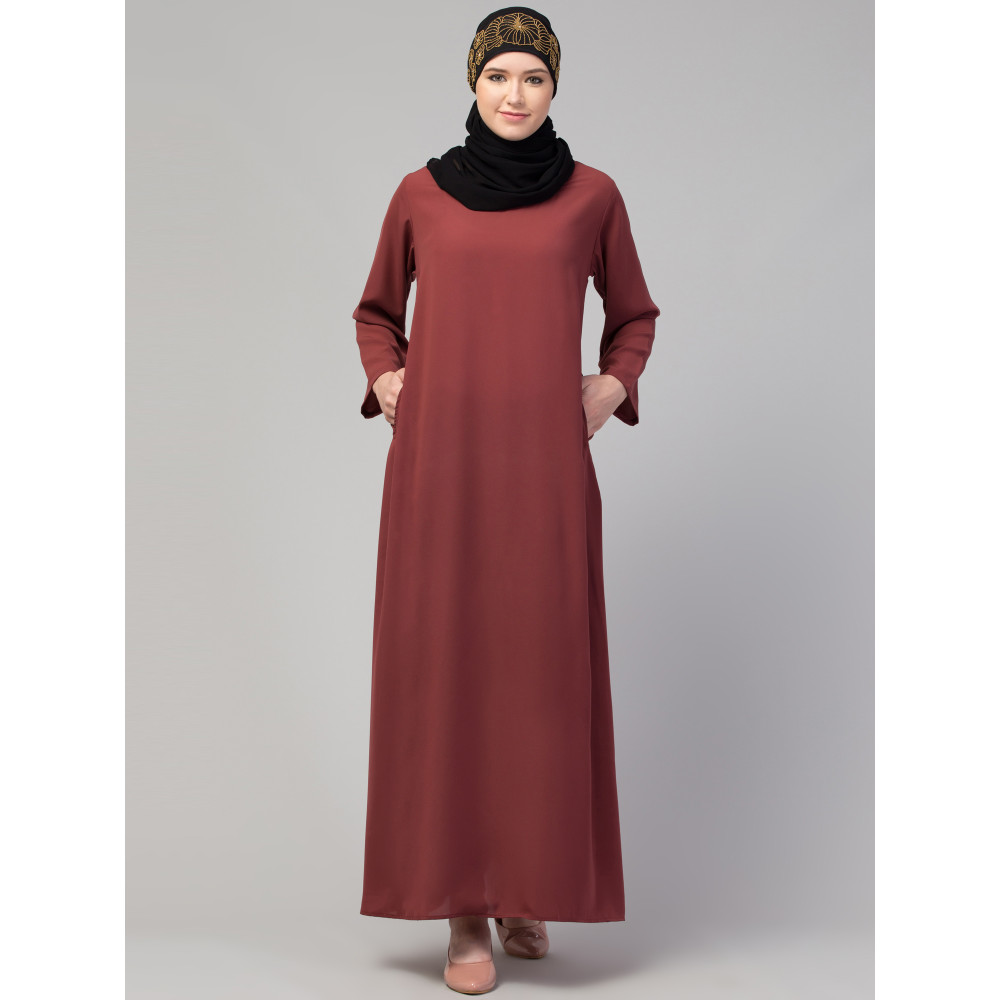 Nazneen flare daily wear basic Casual Abaya