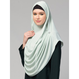 Nazneen front gather & pleated with Cristal stone ready to wear prayer Hijab 