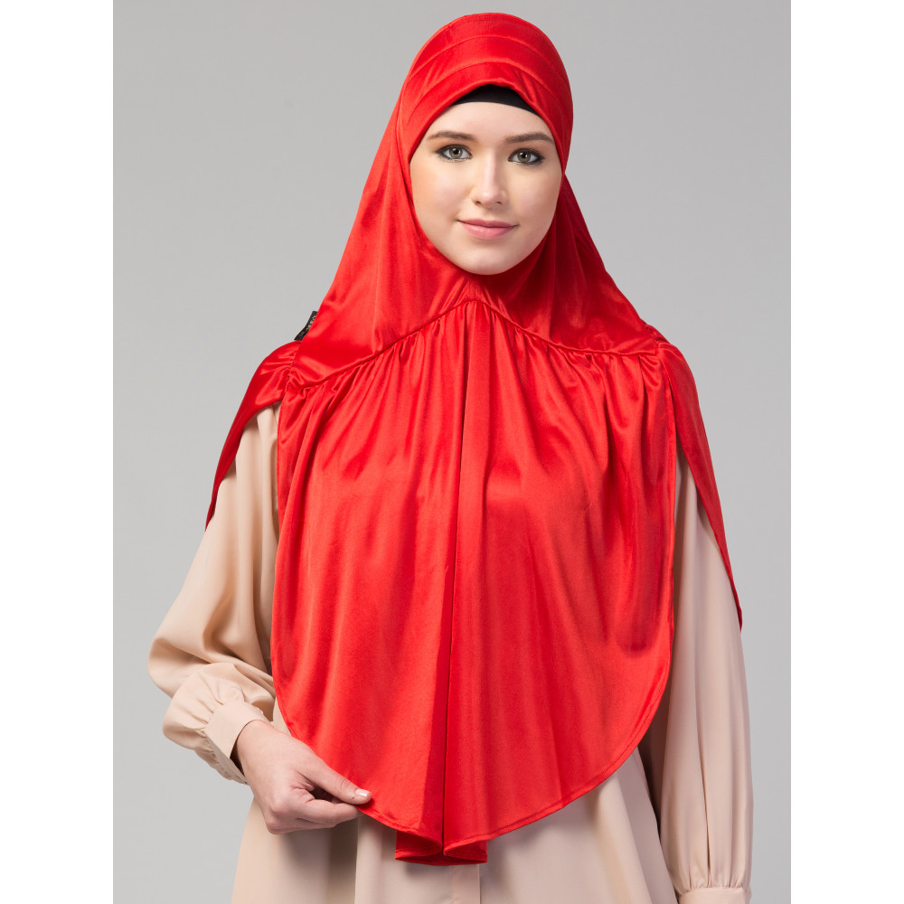 Nazneen gathered Instant Ready to Wear Prayer Hijab