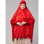 Nazneen stretchable smoking at wrist knee length Jilbab cum prayer khimar  Hijab