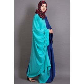 Nazneen Contrast One Piece Casual Abaya