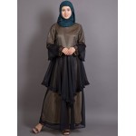 NAZNEEN Zig Zag Frill Funky Abaya